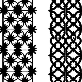 Intra απο ξύλο plywood  Χρώμα wenge 3mm-4mm πάχος - Κομψό σετ πάνελ κοπής με λέιζερ Δίασταση 20x25 cm INTRAFABR-123180004 - Image 6