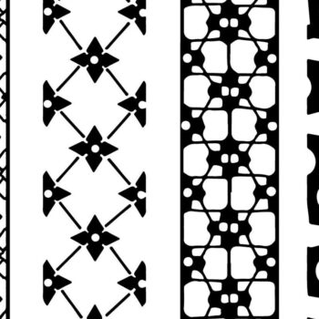 Intra απο ξύλο plywood  Χρώμα wenge 3mm-4mm πάχος - Κομψό σετ πάνελ κοπής με λέιζερ Δίασταση 20x25 cm INTRAFABR-123180004 - Image 12