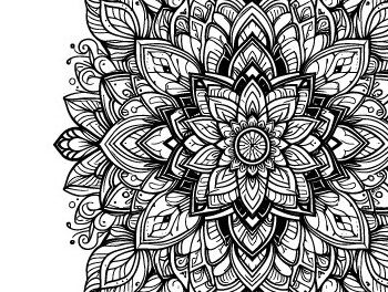 Intra απο ξύλο plywood  Χρώμα wenge 3mm-4mm πάχος - Κομψό μοτίβο Mandala Δίασταση 30x30 cm INTRAFABR-123261777 - Image 2