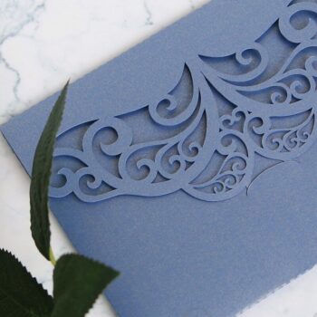 Intra απο ξύλο plywood  Χρώμα wenge 3mm-4mm πάχος - Κομψό πρότυπο προσκλητηρίου γάμου Δίασταση 127x178 cm INTRAFABR-94818707 - Image 4