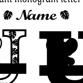 Intra απο ξύλο plywood  Χρώμα wenge 3mm-4mm πάχος - Μονόγραμμα με κεφαλαίο ελέφαντα U Δίασταση 30x20 cm INTRAFABR-90732568 - Image 2