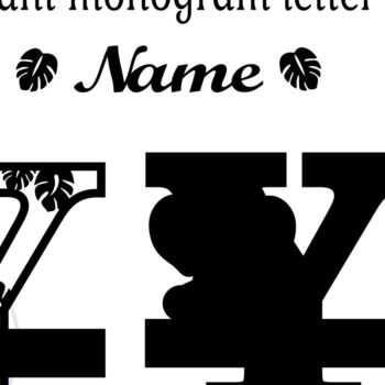 Intra απο ξύλο plywood  Χρώμα wenge 3mm-4mm πάχος - Μονόγραμμα με κεφαλαίο ελέφαντα Γράμμα Y Δίασταση 30x20 cm INTRAFABR-91812035 - Image 2