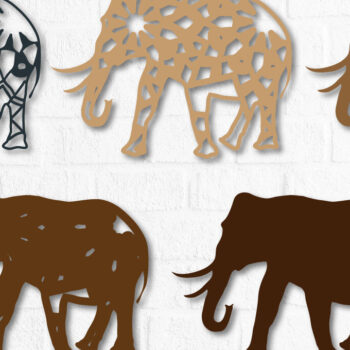 Intra απο ξύλο plywood Χρώμα wenge 3mm-4mm πάχος - Ελέφαντας Πολυστρωματικός Δίασταση 30x20 cm INTRAFABR-122587960 - Image 2