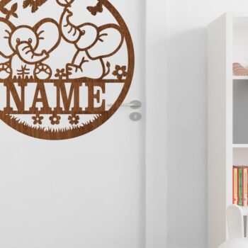 Intra απο ξύλο plywood  Χρώμα wenge 3mm-4mm πάχος - Ελέφαντας Όνομα Σήμα Templa Δίασταση 30x20 cm INTRAFABR-122587679 - Image 2