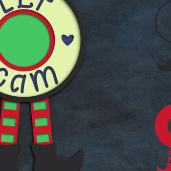 Intra απο ξύλο plywood  Χρώμα wenge 3mm-4mm πάχος - Elf Cam , Χριστουγεννιάτικο 3d Layered Decor Δίασταση 8x8 cm INTRAFABR-122676964 - Image 1