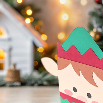 Intra απο ξύλο plywood  Χρώμα wenge 3mm-4mm πάχος - Elf Face Layered Paper Card Δίασταση 15x15 cm INTRAFABR-98275000 - Image 1