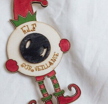 Intra απο ξύλο plywood  Χρώμα wenge 3mm-4mm πάχος - Στολίδι επιτήρησης ξωτικών Δίασταση 12x20 cm INTRAFABR-91289461 - Image 1