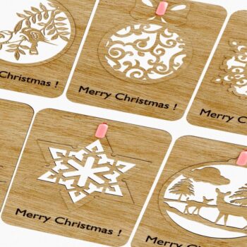 Intra απο ξύλο plywood  Χρώμα wenge 3mm-4mm πάχος - Enchanting Cottage Delights Laser-Cut Δίασταση 140x100 cm INTRAFABR-97011910 - Image 2