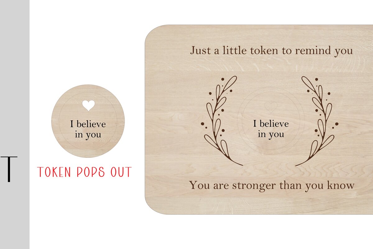 Intra απο ξύλο plywood  Χρώμα wenge 3mm-4mm πάχος - Σύμβολο Ενθάρρυνσης Δίασταση 20x20 cm INTRAFABR-97011919