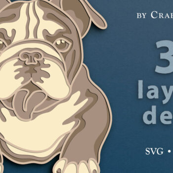 Intra απο ξύλο plywood Χρώμα wenge 3mm-4mm πάχος - αποκοπής 3D Layer English Bulldog Δίασταση 30x20 cm INTRAFABR-69697132 - Image 1