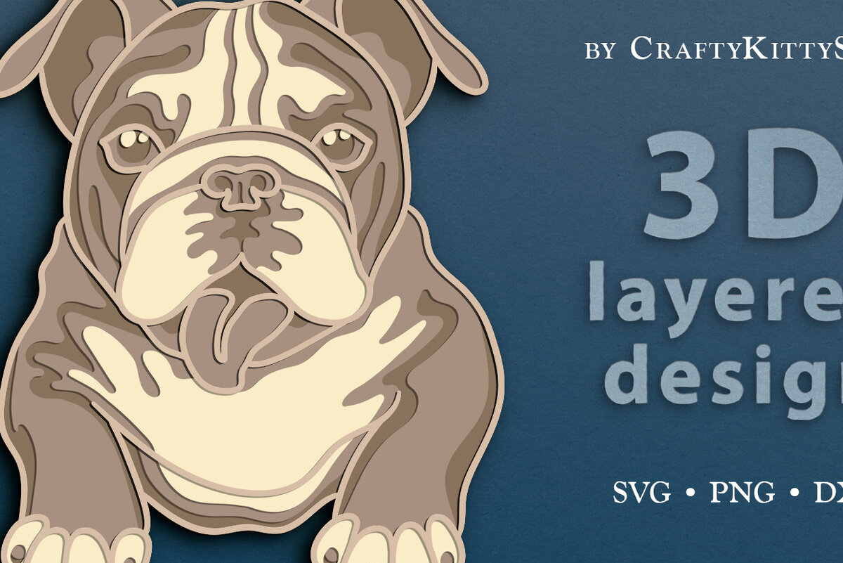 Intra απο ξύλο plywood  Χρώμα wenge 3mm-4mm πάχος - αποκοπής 3D Layer English Bulldog Δίασταση 30x20 cm INTRAFABR-69697132