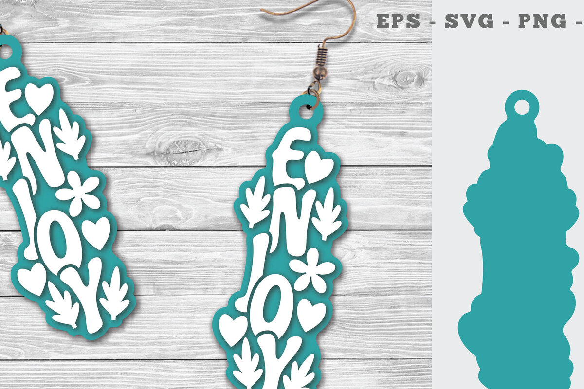 Intra απο ξύλο plywood  Χρώμα wenge 3mm-4mm πάχος - Απολαύστε Lasercut Earrings Δίασταση 3x3 cm INTRAFABR-96507081