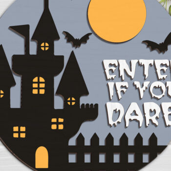 Intra απο ξύλο plywood  Χρώμα wenge 3mm-4mm πάχος - Εισαγάγετε εάν τολμάτε Σήμα πόρτας Δίασταση 20x20 cm INTRAFABR-99827975 - Image 1