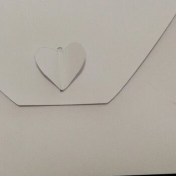 Intra απο ξύλο plywood  Χρώμα wenge 3mm-4mm πάχος - Φάκελος με κούμπωμα καρδιάς + BONUS Δίασταση 4x13 cm INTRAFABR-98048459 - Image 2