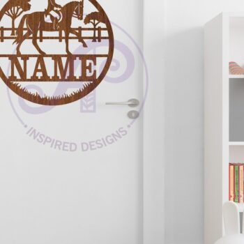 Intra απο ξύλο plywood  Χρώμα wenge 3mm-4mm πάχος - Ιππασία Ιππασία Όνομα Wall Art Δίασταση 40x50 cm INTRAFABR-100735949 - Image 3