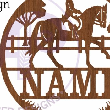 Intra απο ξύλο plywood  Χρώμα wenge 3mm-4mm πάχος - Ιππασία Ιππασία Όνομα Wall Art Δίασταση 40x50 cm INTRAFABR-100735949 - Image 4