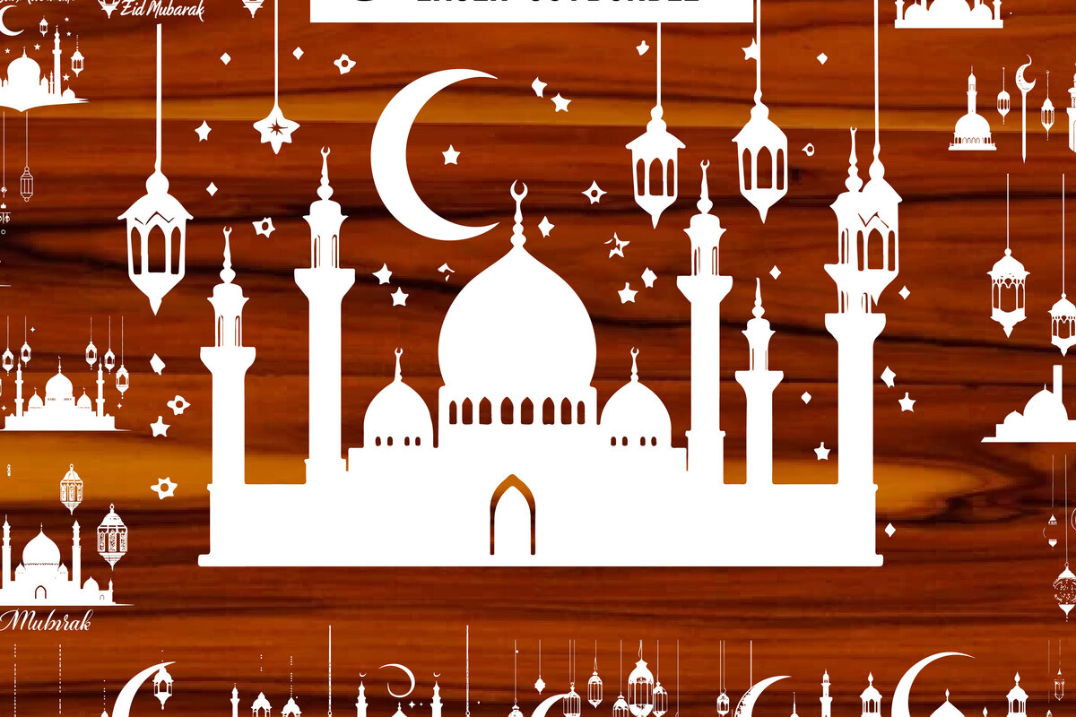 Intra απο ξύλο plywood  Χρώμα wenge 3mm-4mm πάχος - Πακέτο κοπής λέιζερ Ισλαμικής Καλλιγραφίας Δίασταση 40x50 cm INTRAFABR-100735650