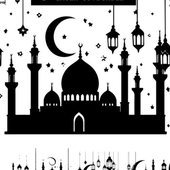 Intra απο ξύλο plywood  Χρώμα wenge 3mm-4mm πάχος - Πακέτο κοπής λέιζερ Ισλαμικής Καλλιγραφίας Δίασταση 40x50 cm INTRAFABR-100735650 - Image 3