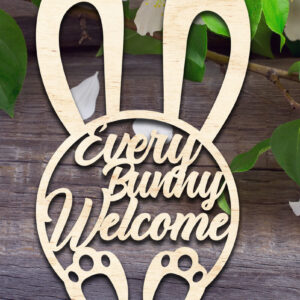 Intra απο ξύλο plywood  Χρώμα wenge 3mm-4mm πάχος - Κάθε λαγουδάκι καλωσορίσματος Δίασταση 15x15 cm INTRAFABR-95304222