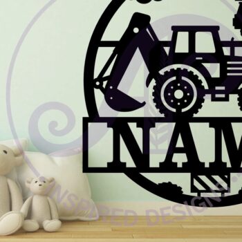 Intra απο ξύλο plywood  Χρώμα wenge 3mm-4mm πάχος - Πινακίδα ονόματος κατασκευής εκσκαφέα Δίασταση 30x20 cm INTRAFABR-47679479 - Image 2