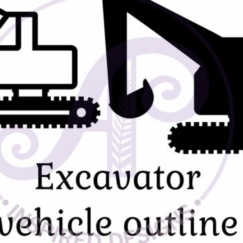 Intra απο ξύλο plywood Χρώμα wenge 3mm-4mm πάχος - Περίγραμμα οχήματος κατασκευής εκσκαφέων Δίασταση 30x20 cm INTRAFABR-25728955 - Image 4