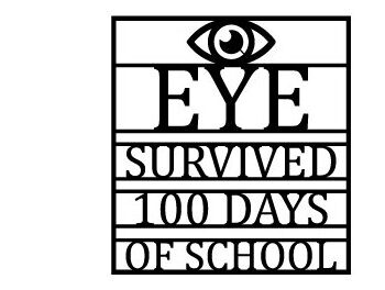 Intra απο ξύλο plywood  Χρώμα wenge 3mm-4mm πάχος - Eye Survived 100 Days of School Laser Δίασταση 40x50 cm INTRAFABR-96221285 - Image 2