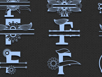 Intra απο ξύλο plywood  Χρώμα wenge 3mm-4mm πάχος - ΣΤ Γράμμα Αλφάβητο Μονόγραμμα Χαρτί κοπής Δίασταση 30x20 cm INTRAFABR-96221189 - Image 1