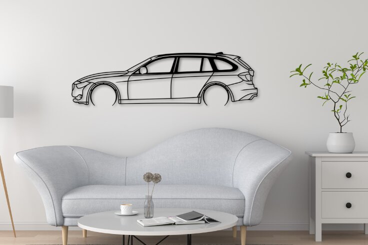 Intra απο ξύλο plywood  Χρώμα wenge 3mm-4mm πάχος - F31 Car Silhouette Dxf Δίασταση 20x20 cm INTRAFABR-98651410