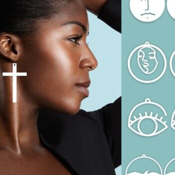 Intra απο ξύλο plywood Χρώμα wenge 3mm-4mm πάχος - Σκουλαρίκια προσώπου Πακέτο Δίασταση 6x6 cm INTRAFABR-79704043 - Image 4