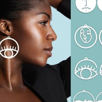 Intra απο ξύλο plywood Χρώμα wenge 3mm-4mm πάχος - Σκουλαρίκια προσώπου Πακέτο Δίασταση 6x6 cm INTRAFABR-79704043 - Image 8