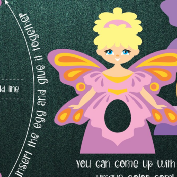 Intra απο ξύλο plywood  Χρώμα wenge 3mm-4mm πάχος - Πρότυπο θήκης πασχαλινών αυγών νεράιδων Δίασταση 15x15 cm INTRAFABR-123409053 - Image 1