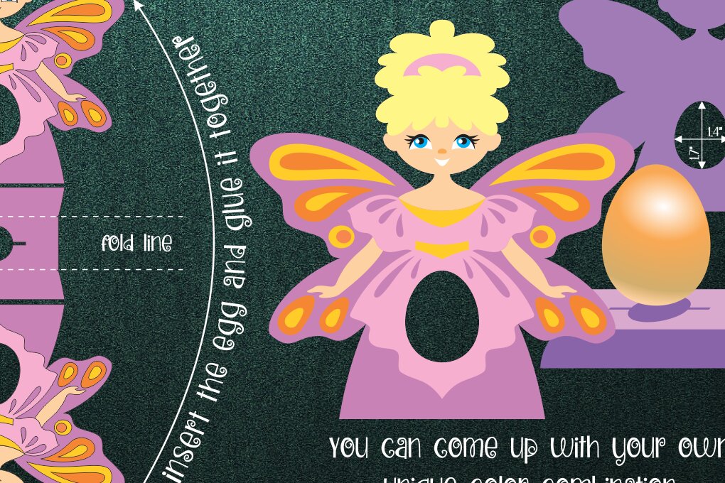 Intra απο ξύλο plywood  Χρώμα wenge 3mm-4mm πάχος - Πρότυπο θήκης πασχαλινών αυγών νεράιδων Δίασταση 15x15 cm INTRAFABR-123409053