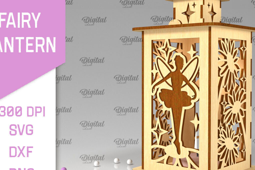 Intra απο ξύλο plywood  Χρώμα wenge 3mm-4mm πάχος - Fairy LaserCut. Fairy Design Δίασταση 30x20 cm INTRAFABR-88132764