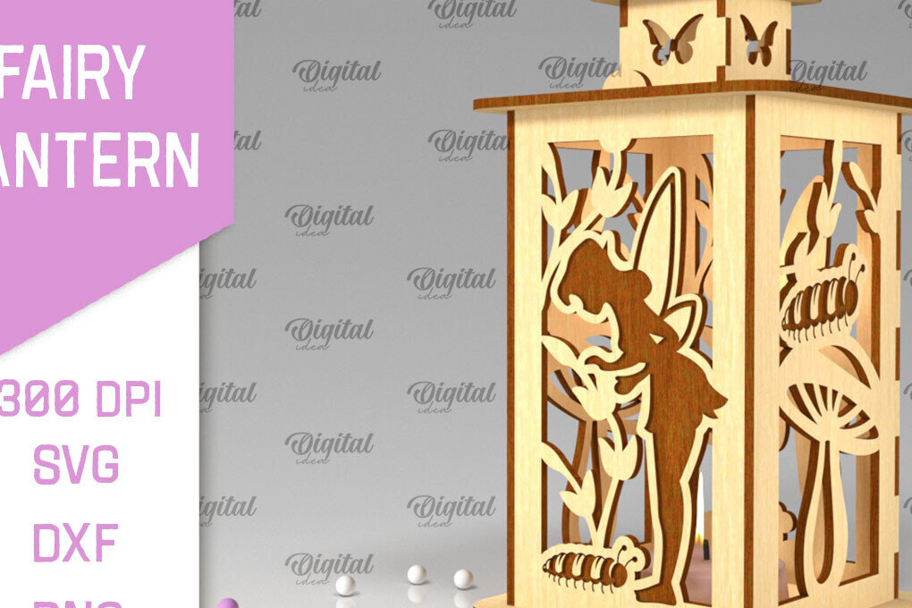 Intra απο ξύλο plywood  Χρώμα wenge 3mm-4mm πάχος - Fairy LaserCut. Fairy Design Δίασταση 30x20 cm INTRAFABR-88132777