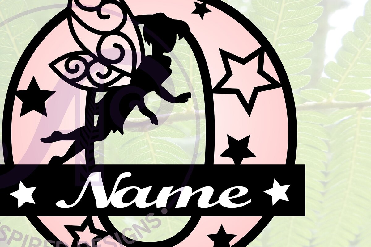 Intra απο ξύλο plywood  Χρώμα wenge 3mm-4mm πάχος - Fairy Letter O Μονόγραμμα Cut Δίασταση 30x20 cm INTRAFABR-88166091