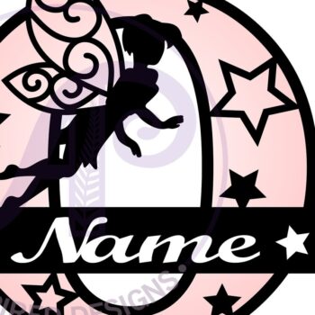 Intra απο ξύλο plywood  Χρώμα wenge 3mm-4mm πάχος - Fairy Letter O Μονόγραμμα Cut Δίασταση 30x20 cm INTRAFABR-88166091 - Image 3