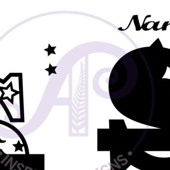 Intra απο ξύλο plywood  Χρώμα wenge 3mm-4mm πάχος - Fairy Letter S Μονόγραμμα Cut Δίασταση 30x20 cm INTRAFABR-88166219 - Image 2