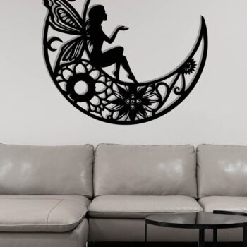 Intra απο ξύλο plywood  Χρώμα wenge 3mm-4mm πάχος - κοπής με λέιζερ Fairy Moon Δίασταση 40x50 cm INTRAFABR-89110831 - Image 3