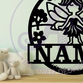 Intra απο ξύλο plywood Χρώμα wenge 3mm-4mm πάχος - Πρότυπο κοπής με λέιζερ Sin Name Fairy Δίασταση 30x20 cm INTRAFABR-87775230 - Image 2