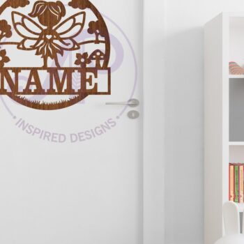 Intra απο ξύλο plywood  Χρώμα wenge 3mm-4mm πάχος - Πρότυπο κοπής με λέιζερ Sin Name Fairy Δίασταση 30x20 cm INTRAFABR-87775282 - Image 3