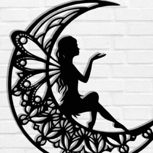 Intra απο ξύλο plywood  Χρώμα wenge 3mm-4mm πάχος - Fairy on the Moon Δίασταση 40x50 cm INTRAFABR-87775550