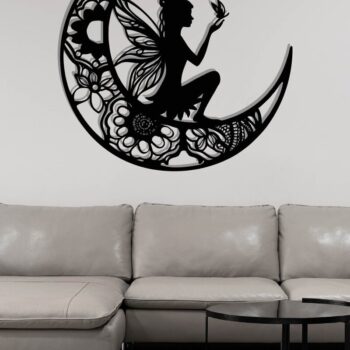 Intra απο ξύλο plywood  Χρώμα wenge 3mm-4mm πάχος - Fairy on the Moon Δίασταση 40x50 cm INTRAFABR-87775588 - Image 3