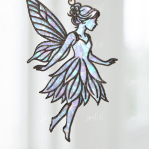 Intra απο ξύλο plywood  Χρώμα wenge 3mm-4mm πάχος - Fairy Silhouette Suncatcher Δίασταση 30x20 cm INTRAFABR-87774830