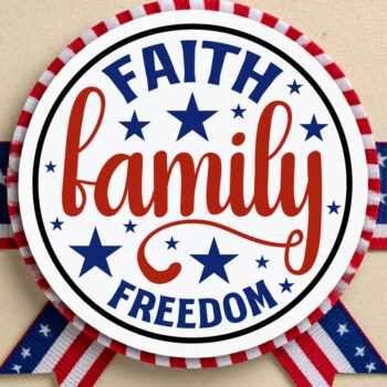 Intra απο ξύλο plywood  Χρώμα wenge 3mm-4mm πάχος - Faith Family Freedom USA στρογγυλή πινακίδα πόρτας Δίασταση 40x50 cm INTRAFABR-118485966 - Image 1