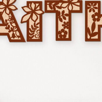 Intra απο ξύλο plywood Χρώμα wenge 3mm-4mm πάχος - Faith Layered Wall Panel Δίασταση 6x12 cm INTRAFABR-66918134 - Image 2