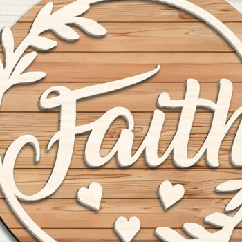 Intra απο ξύλο plywood  Χρώμα wenge 3mm-4mm πάχος - Faith Stand Decor Δίασταση 20x20 cm INTRAFABR-66918683 - Image 2