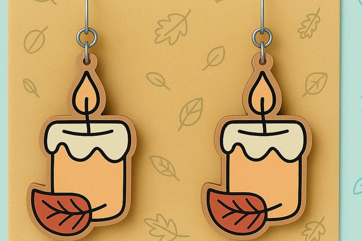 Intra απο ξύλο plywood  Χρώμα wenge 3mm-4mm πάχος - για φθινοπωρινά κεριά σκουλαρίκια Δίασταση 3x3 cm INTRAFABR-119533955