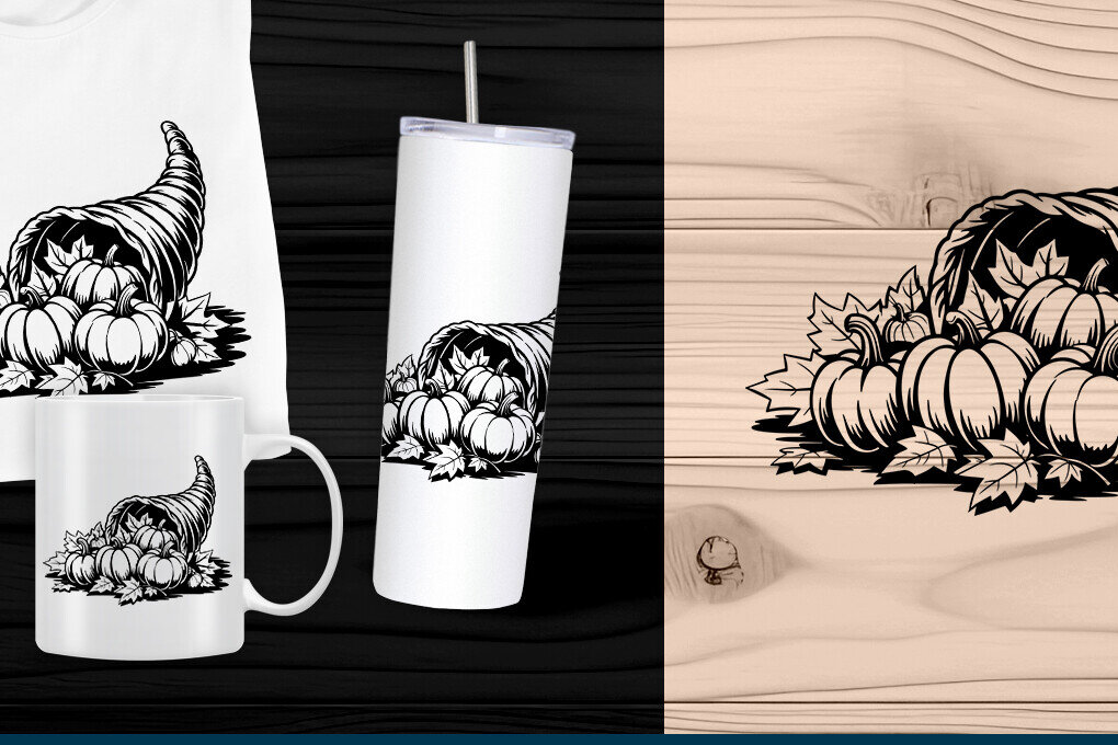 Intra απο ξύλο plywood  Χρώμα wenge 3mm-4mm πάχος - Fall Cornucopia Harvest Δίασταση 15x15 cm INTRAFABR-119533960