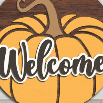 Intra απο ξύλο plywood Χρώμα wenge 3mm-4mm πάχος - Φθινοπωρινή κρεμάστρα πόρτας Δίασταση 20x20 cm INTRAFABR-119533944 - Image 3