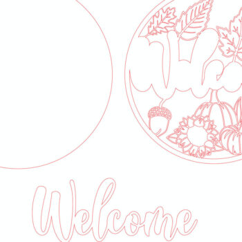 Intra απο ξύλο plywood Χρώμα wenge 3mm-4mm πάχος - Φθινοπωρινή κρεμάστρα πόρτας Δίασταση 20x20 cm INTRAFABR-123339189 - Image 4